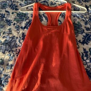 lululemon athletica Vibrant Orange Tank Top
